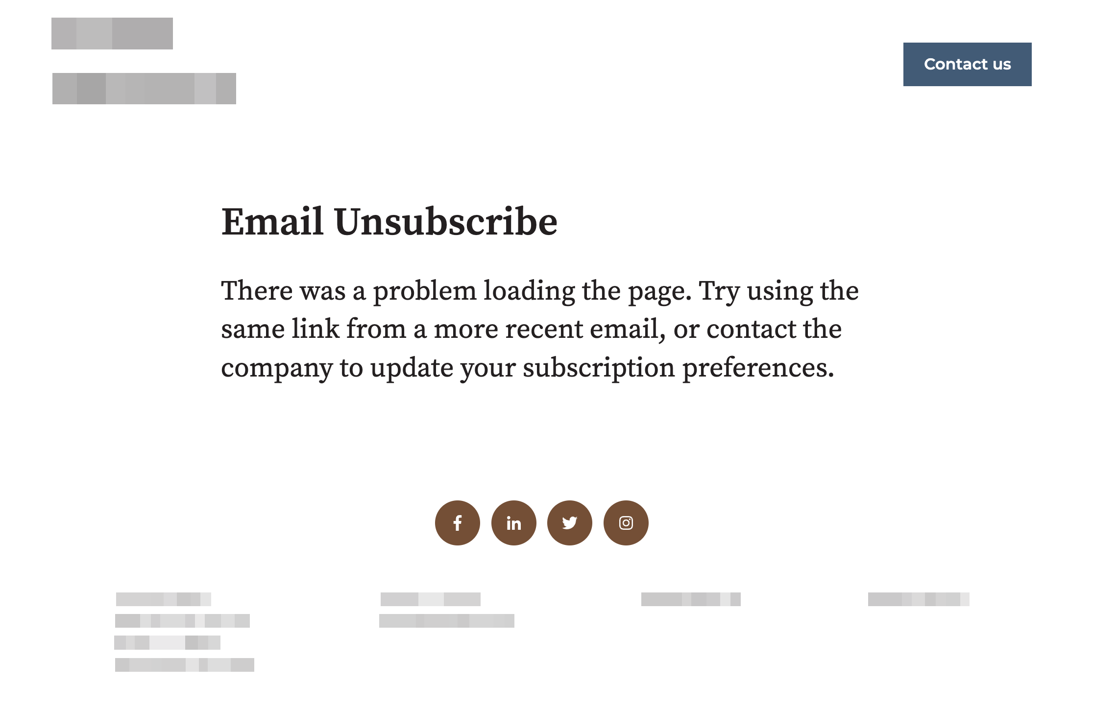 Showing updated messaging for users who navigate to the unsubscribe page directly