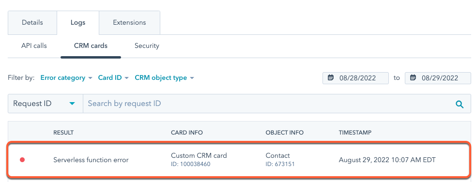 custom-card-error-message-logs