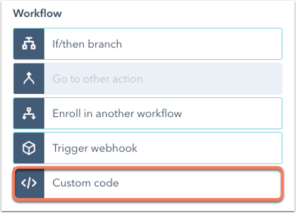 custom-code-action-select