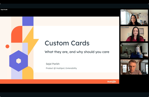 Admin HUG on Custom Cards