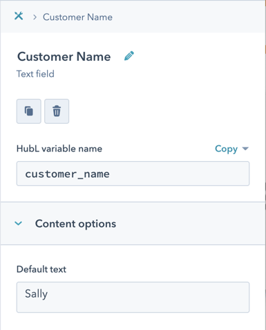 Text Field Example