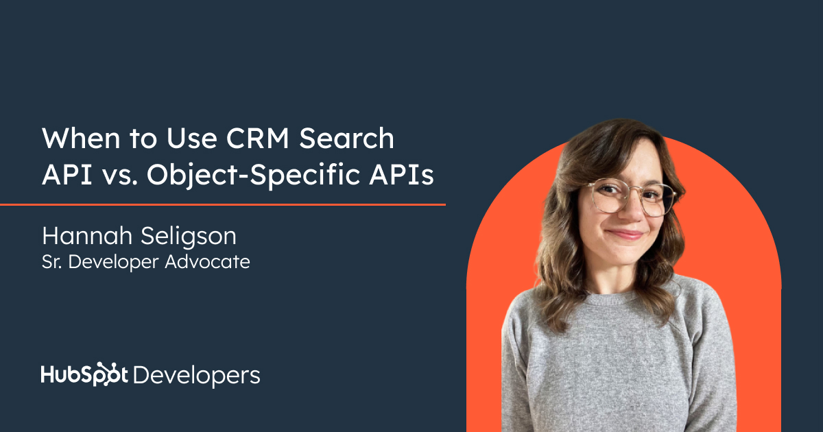 When to Use CRM Search API vs. Object-Specific APIs