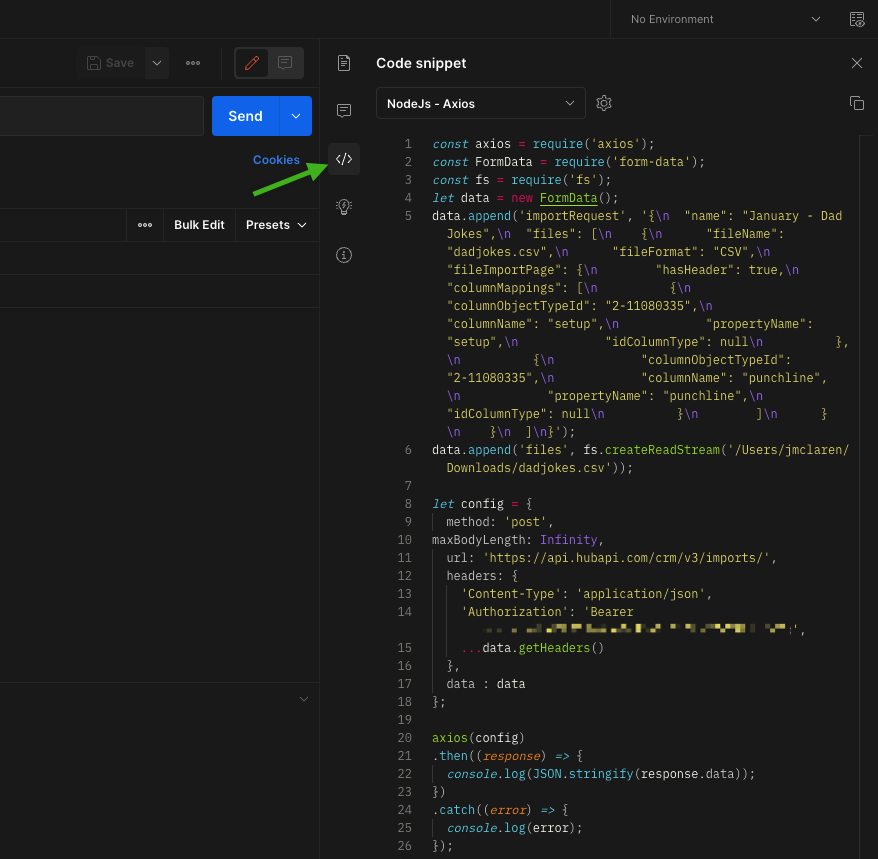 Using the CRM Imports API to Import Records in Bulk into a Dad-abase