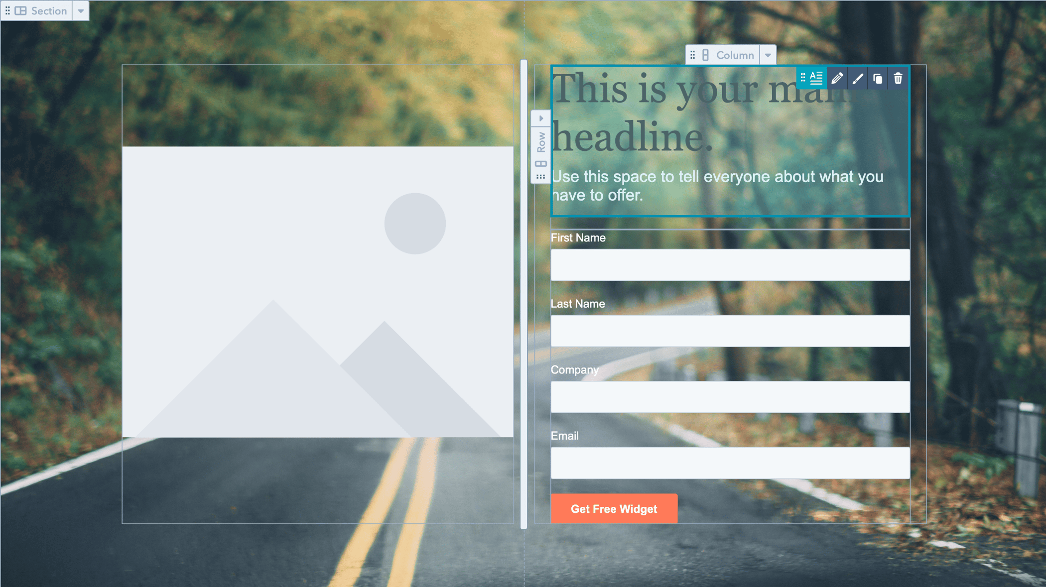 Creating a drag and drop area