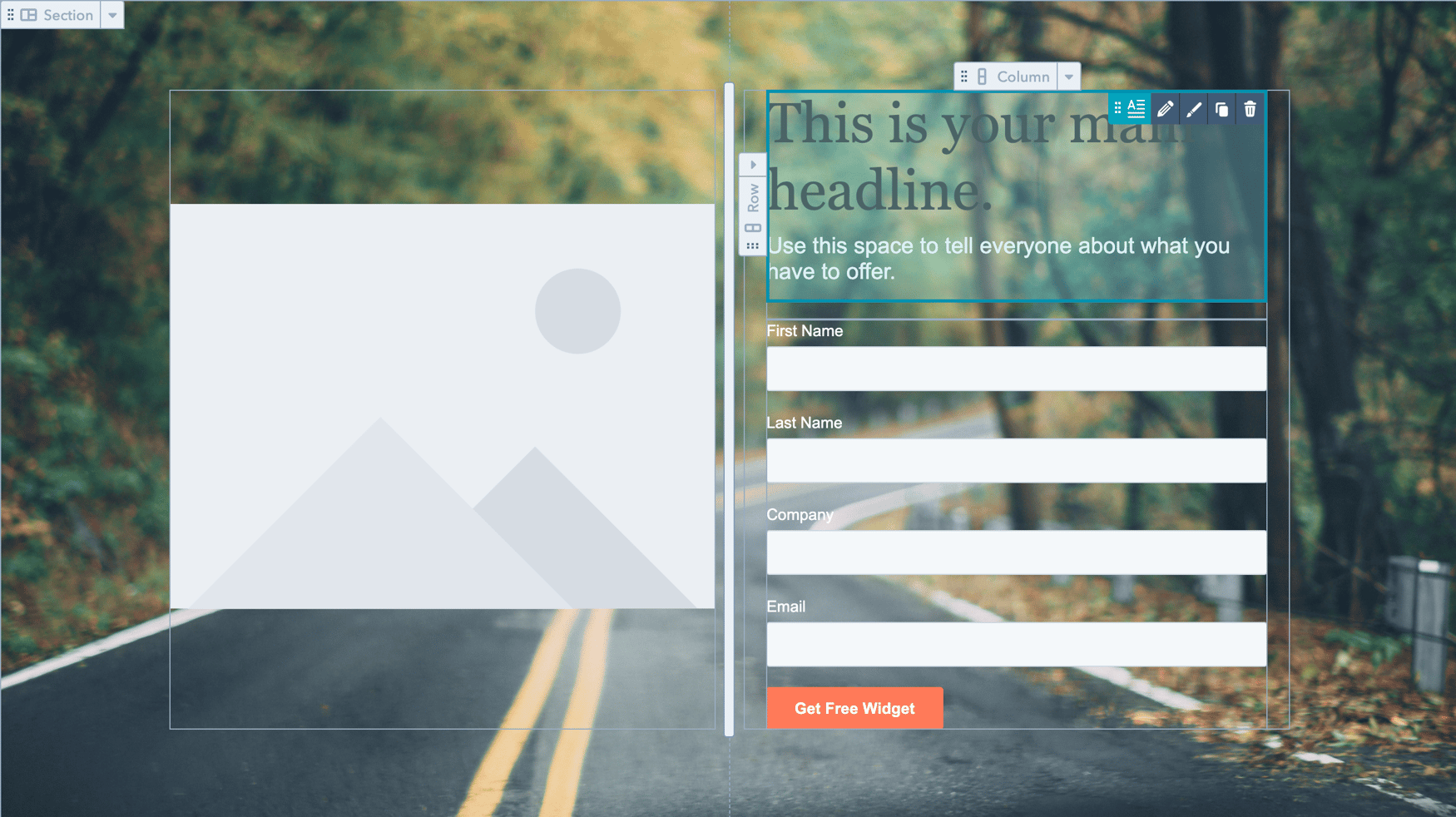 Creating a drag and drop area