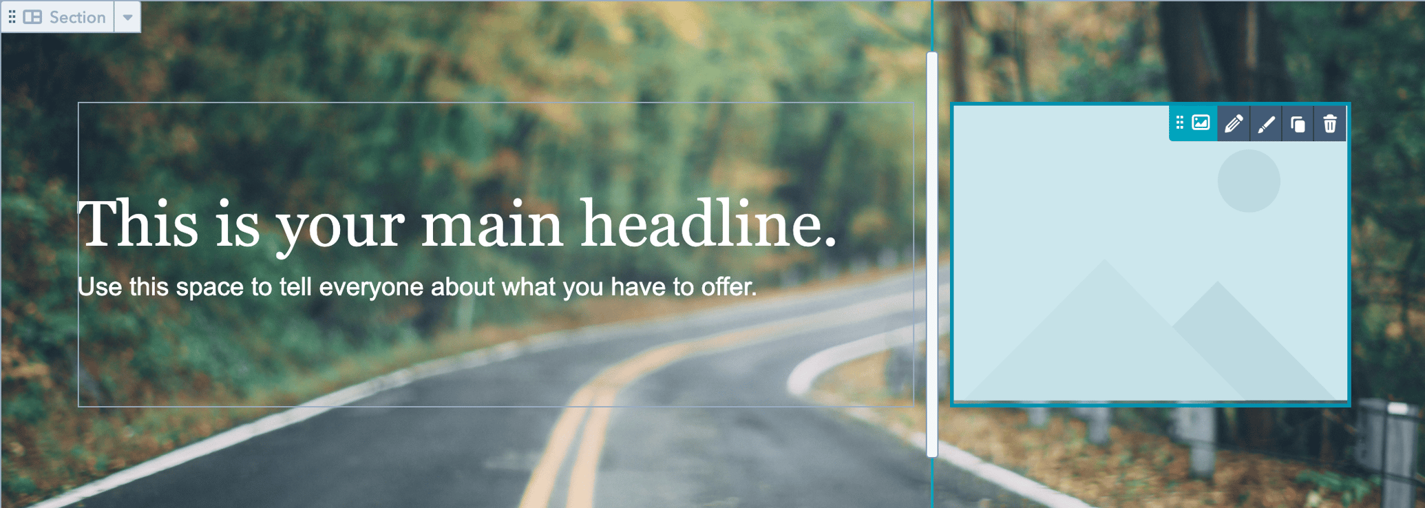 Creating a drag and drop area