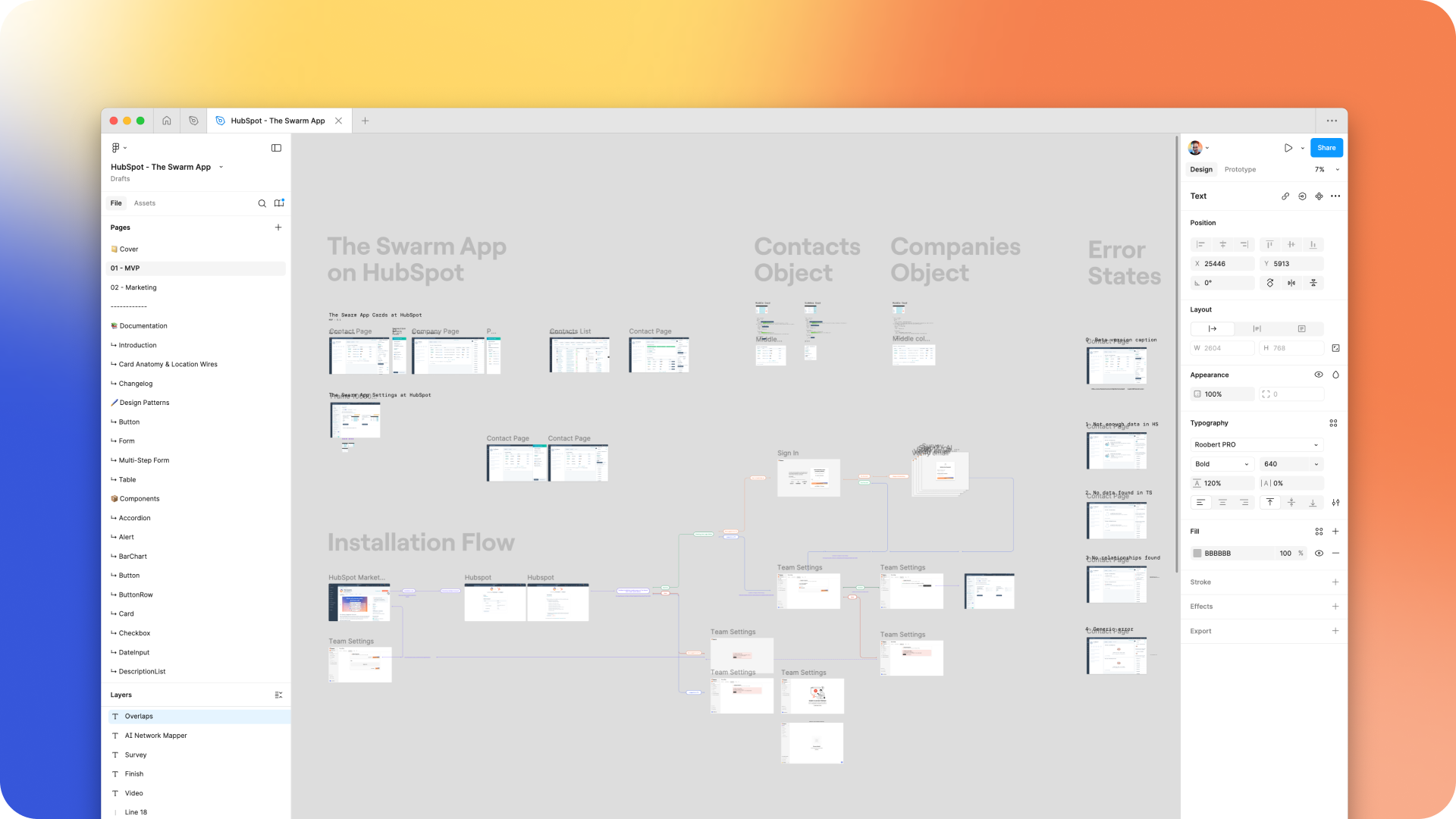 Swarm Figma Design Kit UI