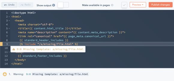 warning - design manager warning - design manager
