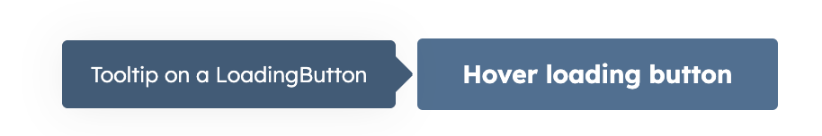 An example tooltip on a LoadingButton component