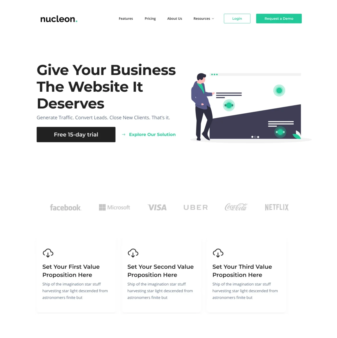 HubSpot Nucleon theme screenshot