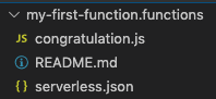 Serverless .functions folder