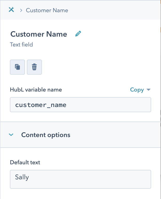 Text Field Example Text Field Example